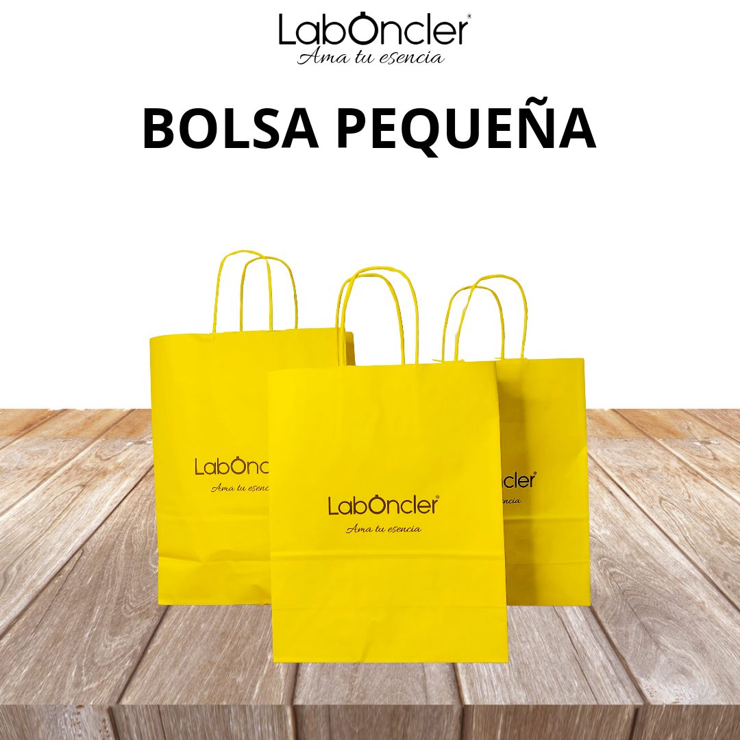 Bolsa de Papel PEQUEÑA Laboncler Amarilla