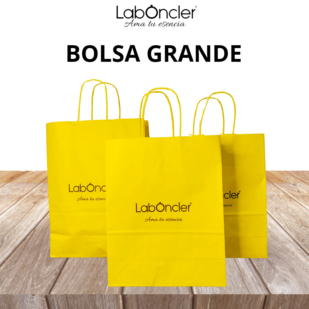 Bolsa de Papel GRANDE Laboncler Amarilla