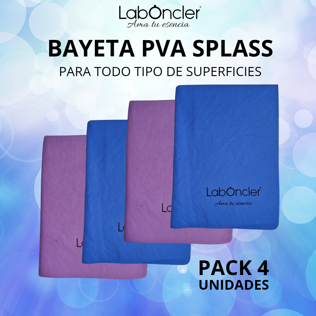 PACK 4 BAYETAS PVA SPLASS