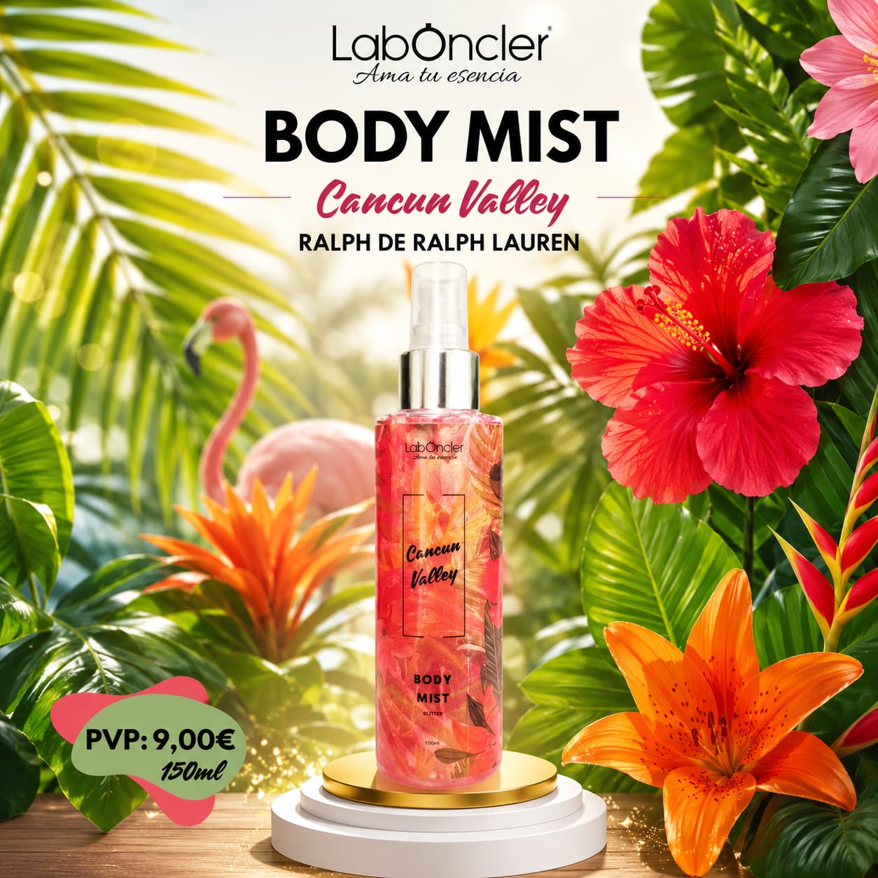 BODY MIST Cancún Valley (Rojo)