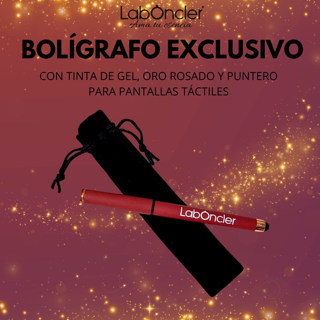 BOLÍGRAFO DE GEL - ORO ROSADO LABONCLER
