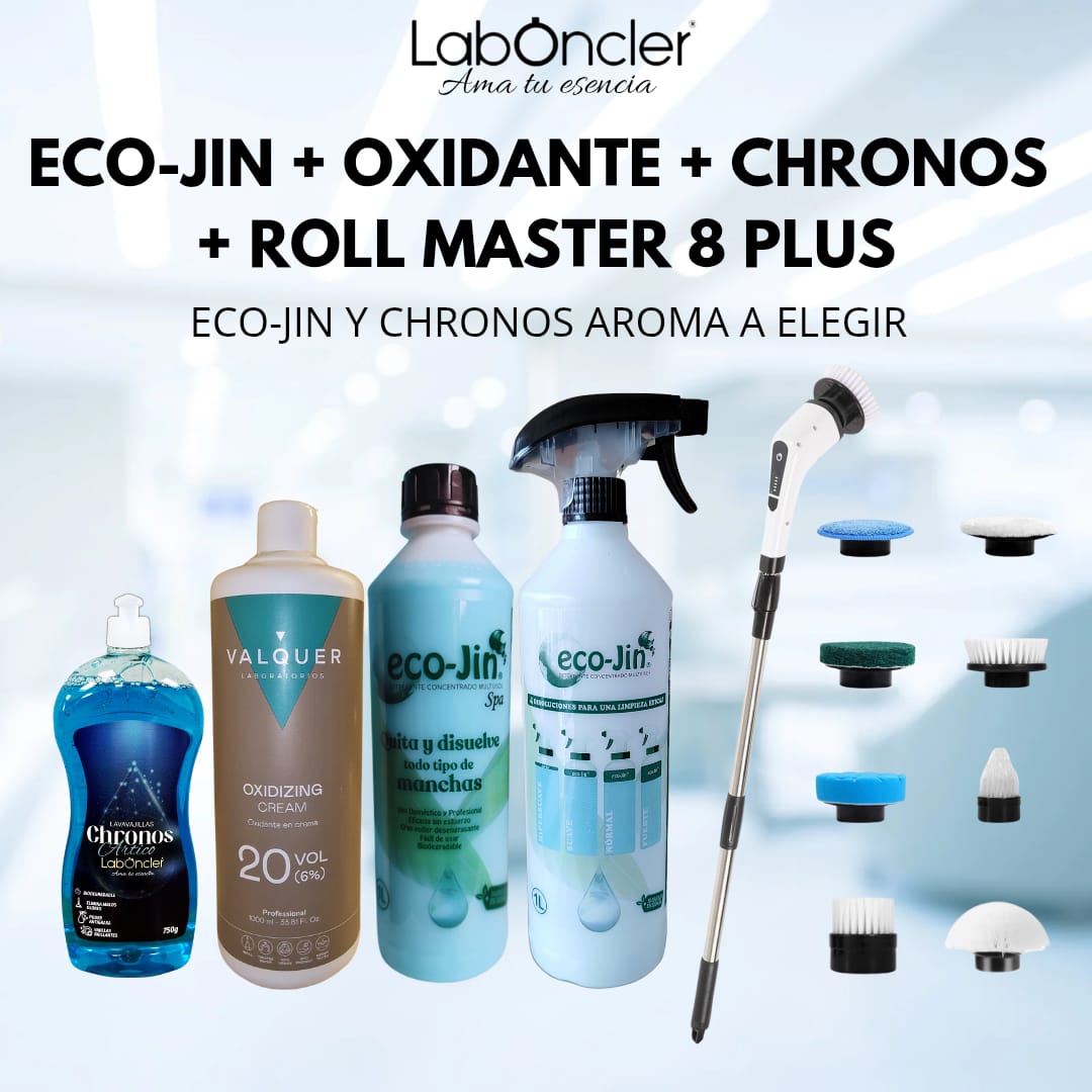 SET CEPILLO ELÉCTRICO+ECO-JIN CON DIFUSOR (A ELEGIR)+LAVAVAJILLAS CHRONOS (A ELEGIR)+CREMA OXIDANTE
