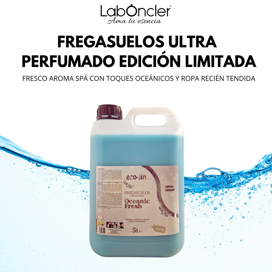 EDICIÓN LIMITADA: FREGASUELOS ULTRAPERFUMADO AROMA SPA CON TOQUES OCEÁNICOS Y ROPA RECIÉN TENDIDA