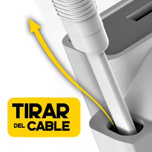 CARGADOR ULTRA RAPIDO 20W ENROLLABLE PARA ANDROID Y IPHONE 15. TIPO C