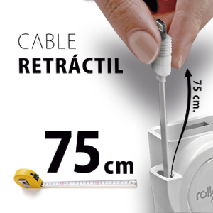 CARGADOR ULTRA RAPIDO 20W ENROLLABLE PARA ANDROID Y IPHONE 15. TIPO C