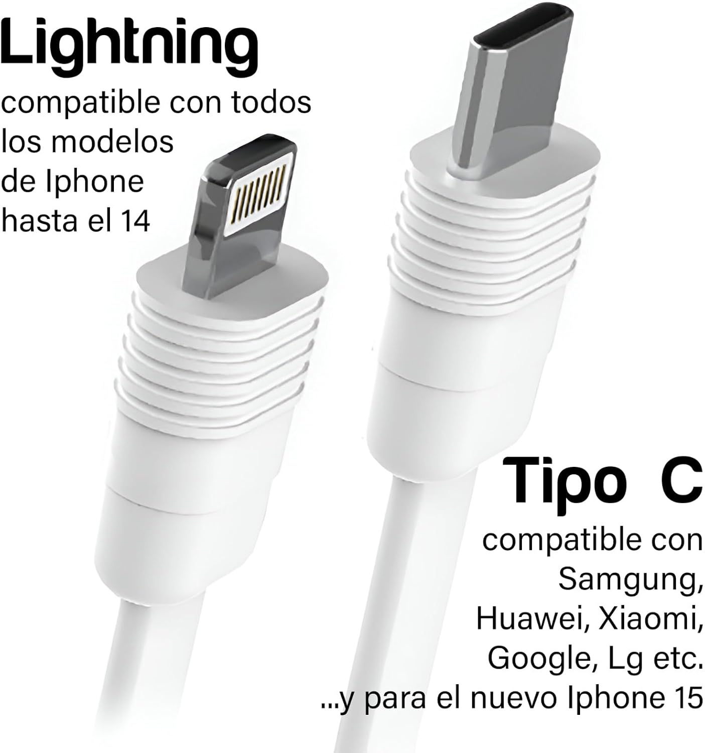CARGADOR ULTRA RAPIDO 20W ENROLLABLE PARA IPHONE 14 Y ANTERIORES LIGHTNING