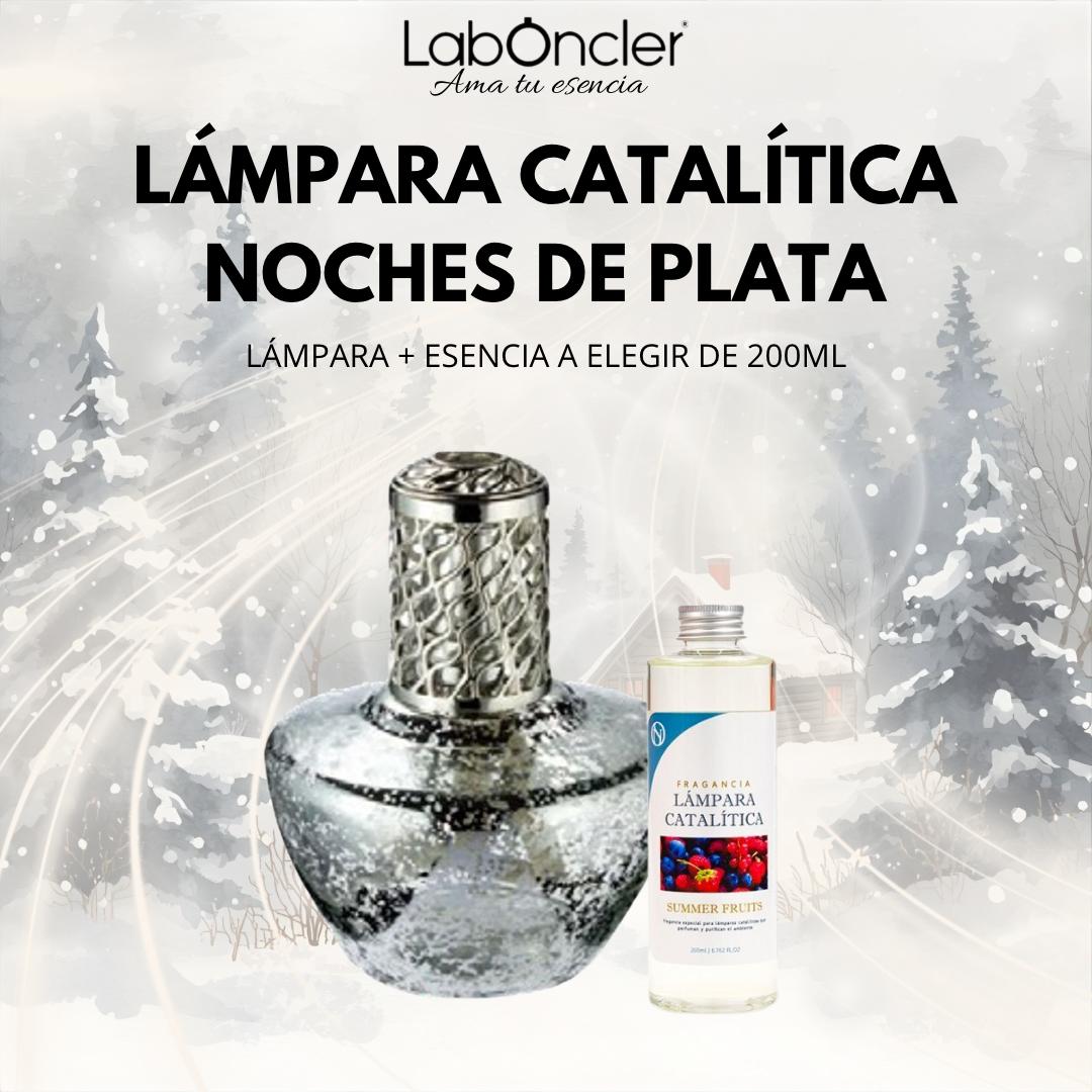 **NUEVA** LĂMPARA CATALĂTICA -NOCHES DE PLATA- + ESENCIA A ELEGIR 200ml