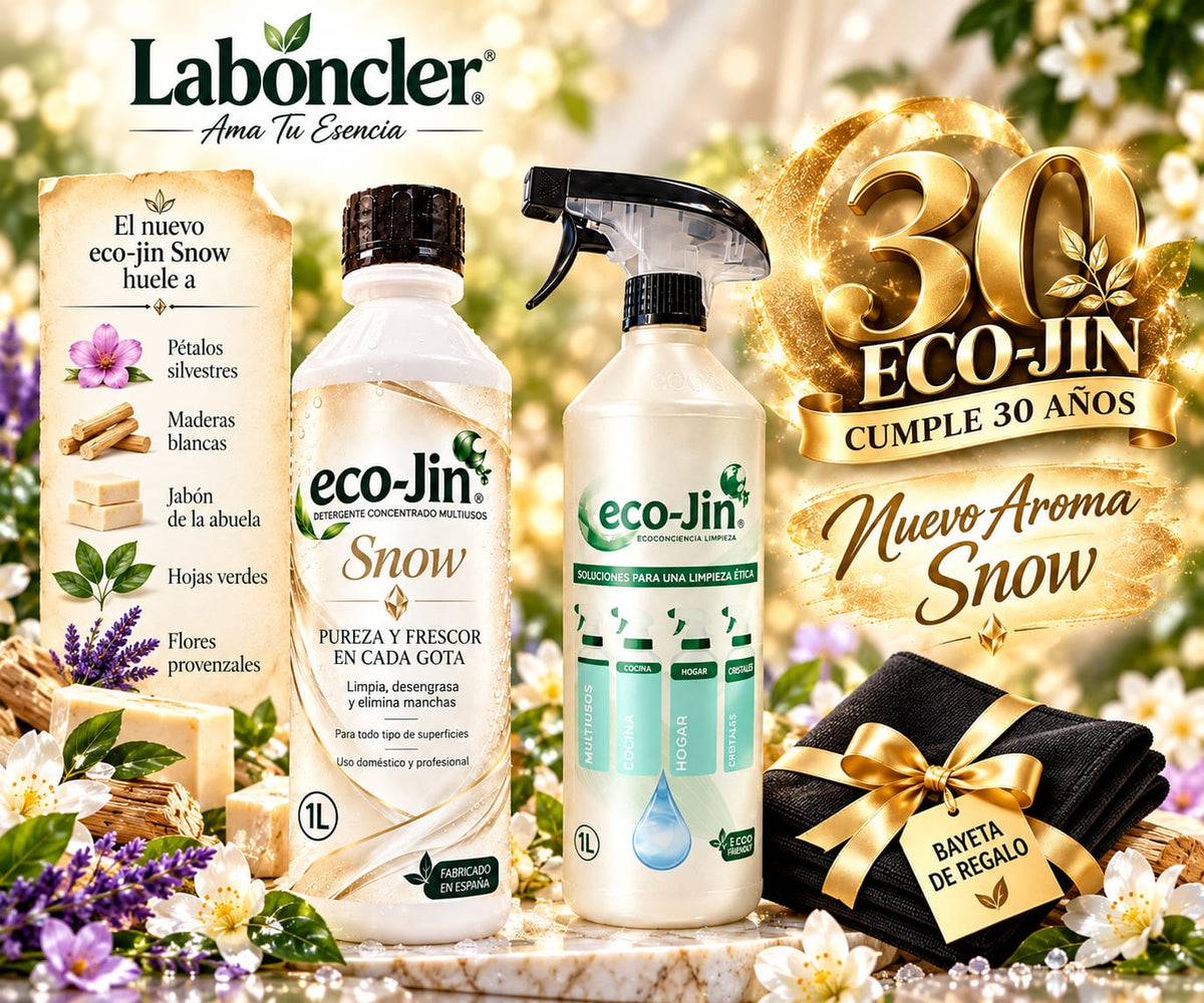ECO-JIN SNOW 1L CON VAPORIZADOR + BAYETA NEGRA DE REGALO