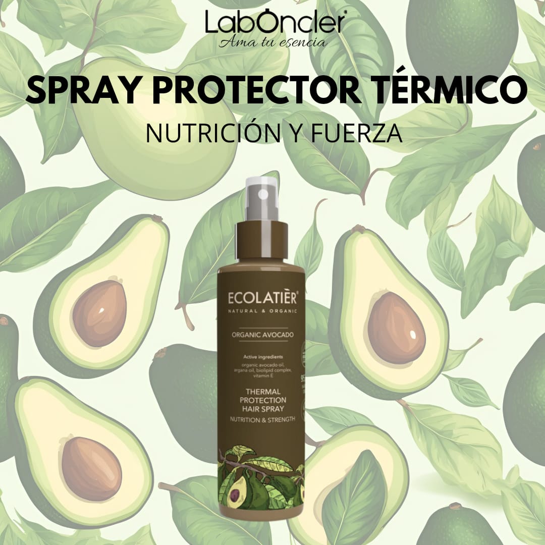 ECOLATIER Spray protector térmico Nutrición y Fuerza Aguacate Ecológico