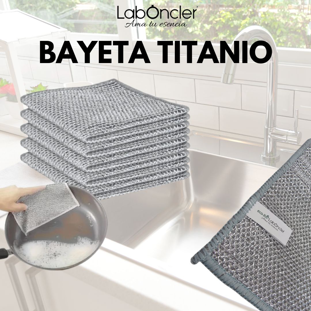BAYETA TITANIO DE ACERO INOXIDABLE (PACK DE 5 UDS)