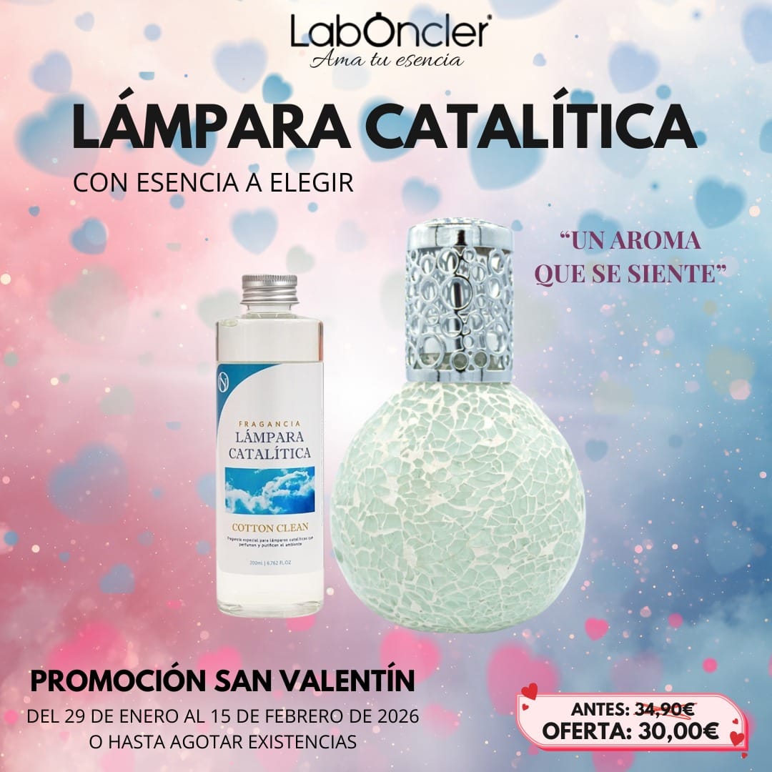 Lámpara Catalítica BLANCA 200ml+Esencia 200ml