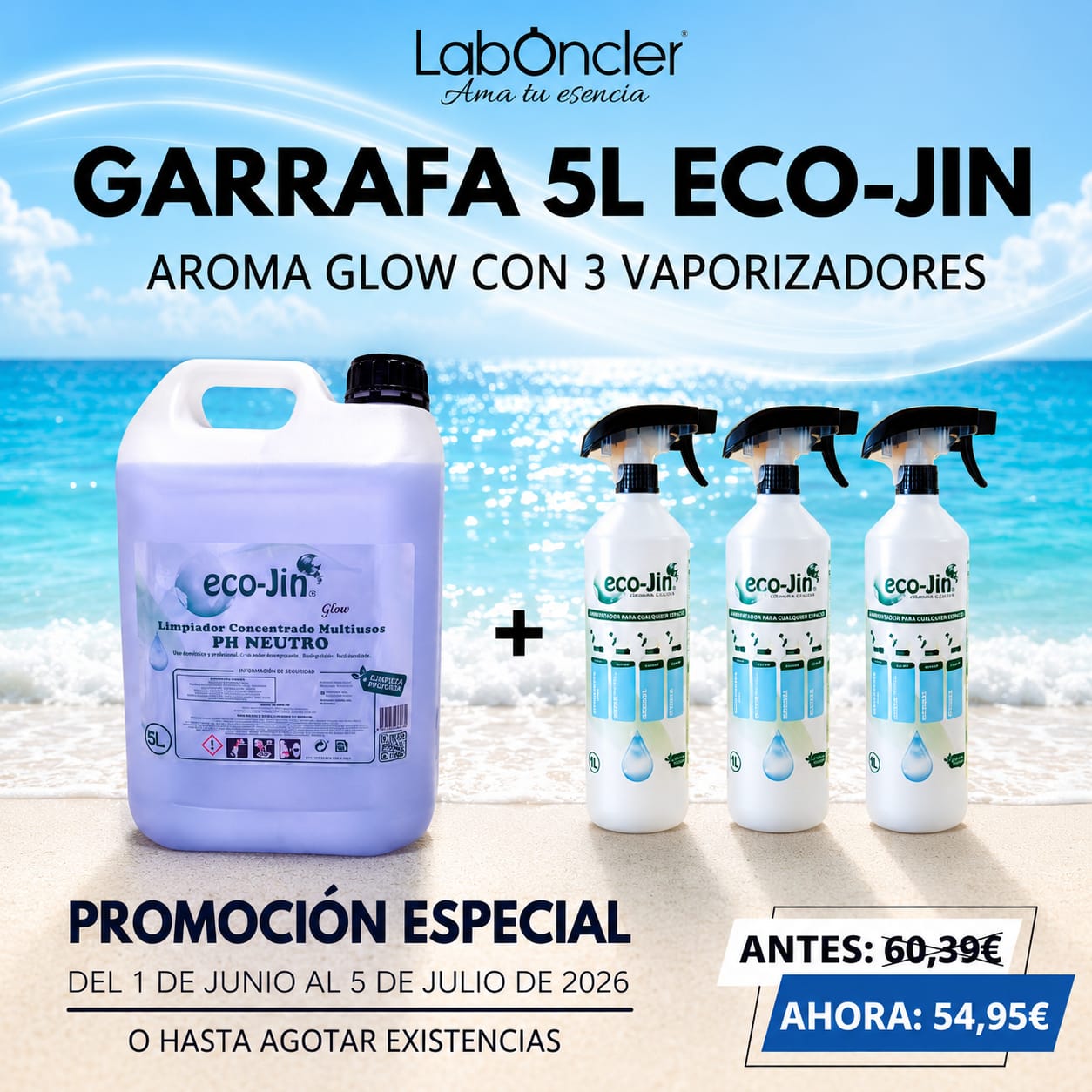 Eco-Jin GLOW BIDÓN 5 Litros