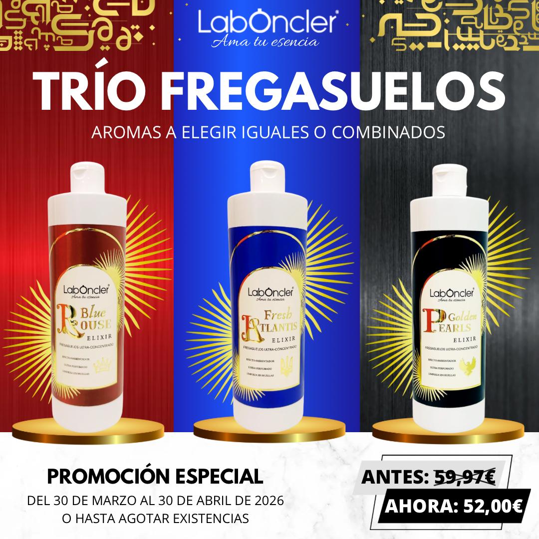 TRIO FREGASUELOS ELIXIR AROMAS A ELEGIR IGUALES O COMBINADOS
