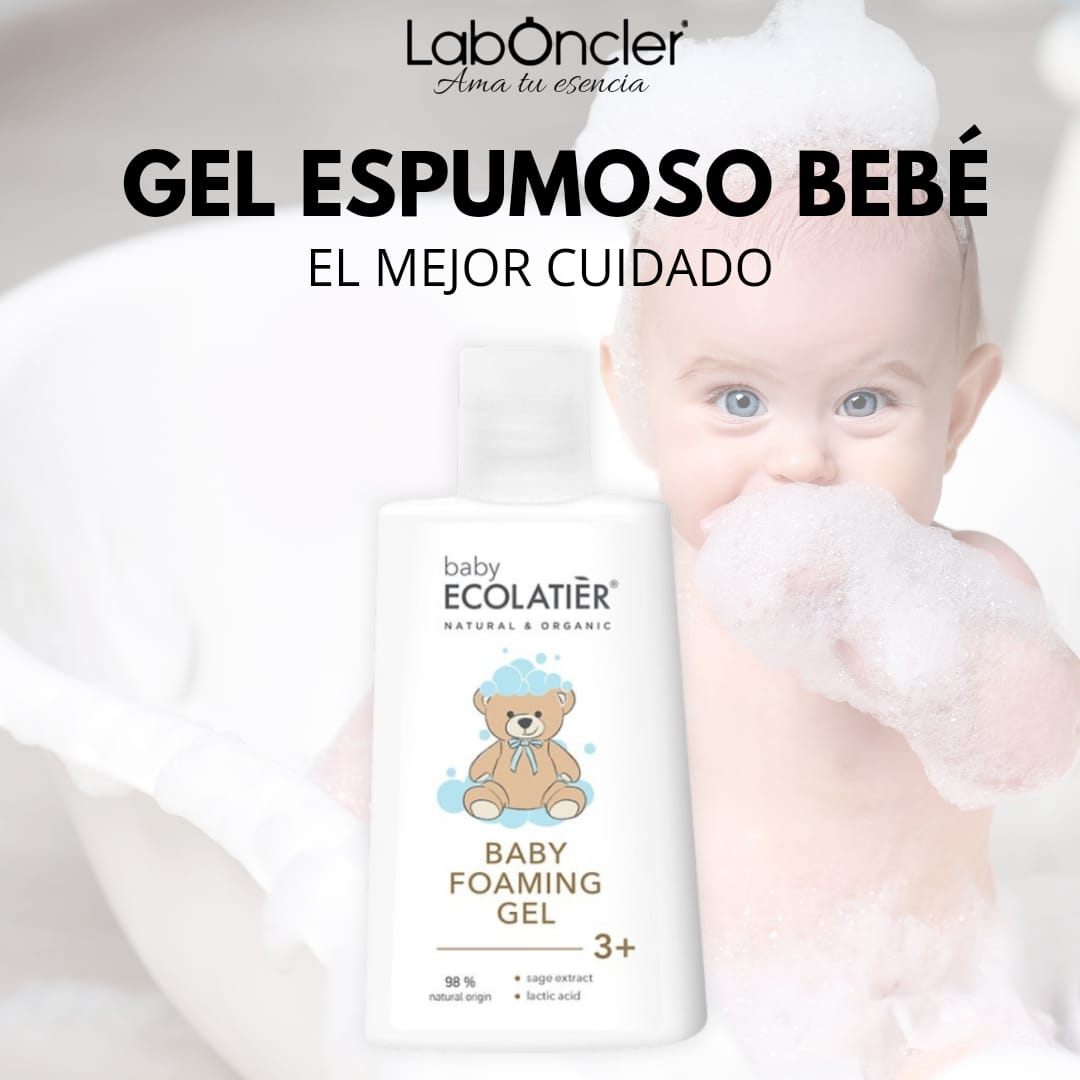ECOLATIER Gel Espumoso Bebé 3+