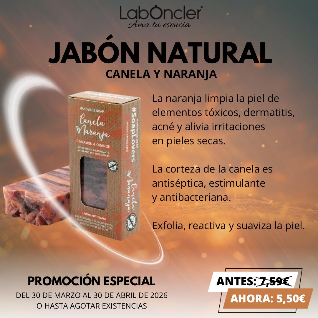 JABÓN Natural de Canela y Naranja