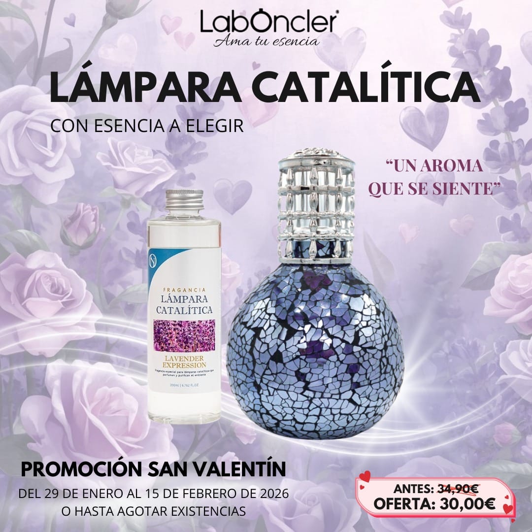 Lámpara Catalítica LILA 200ml+Esencia 200ml
