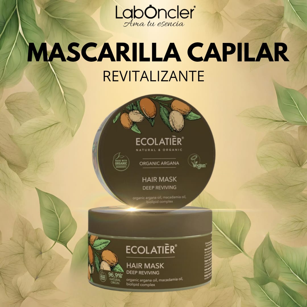ECOLATIER Mascarilla capilar revitalizante de Argán Ecológico