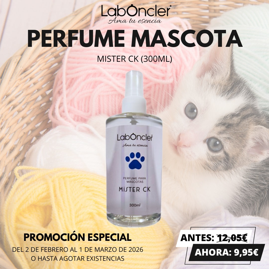 Perfume Mascotas Laboncler MISTER CK 300ml