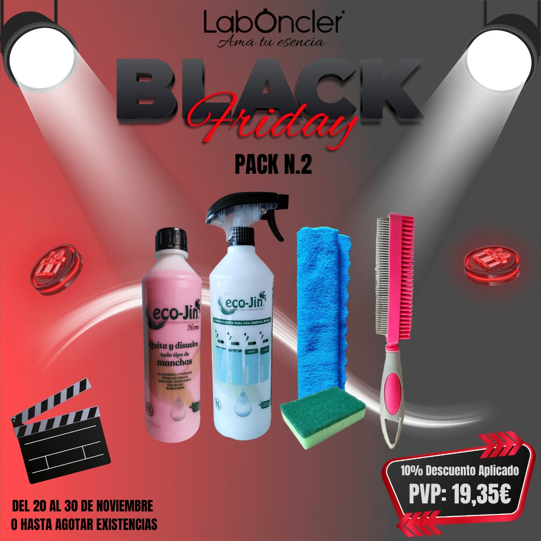 PACK 2 Limpieza ECOJIN+DIFUSOR+CEPILLO TEXTIL ROSA+BAYETA MICROFIBRA+ESTROPAJO CON ESPONJA