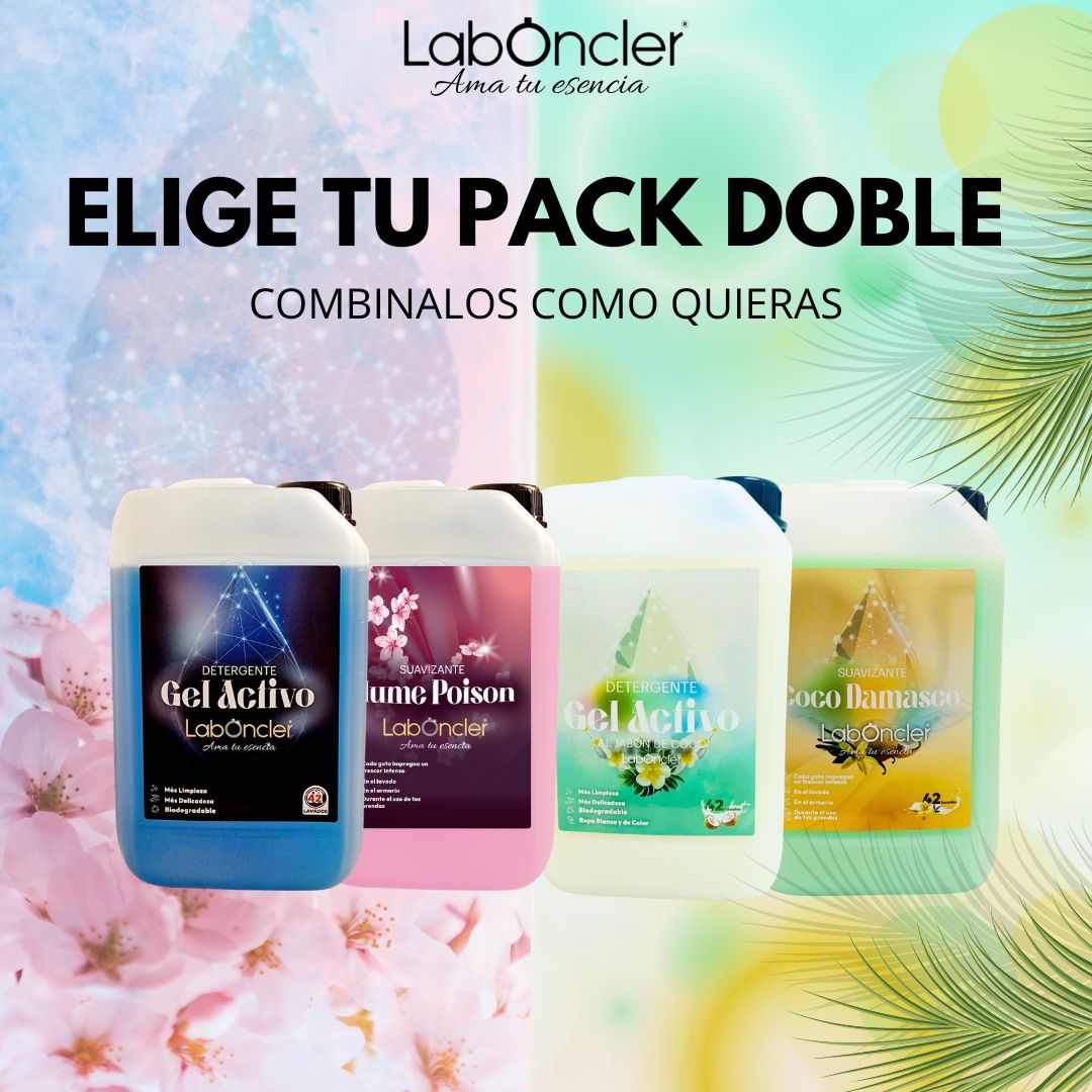 Pack Doble Detergente y Suavizante - Combina como quieras