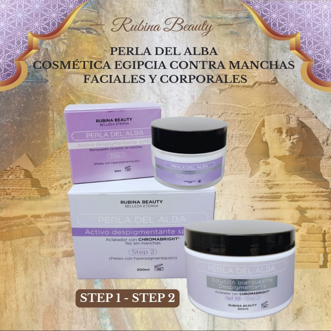 PACK PERLA DEL ALBA STEP 1 + STEP 2 RUBINA BEAUTY