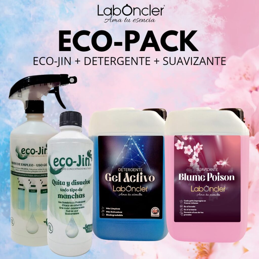 Eco Pack Detergente Gel Activo Laboncler Suavizante Blume Poison