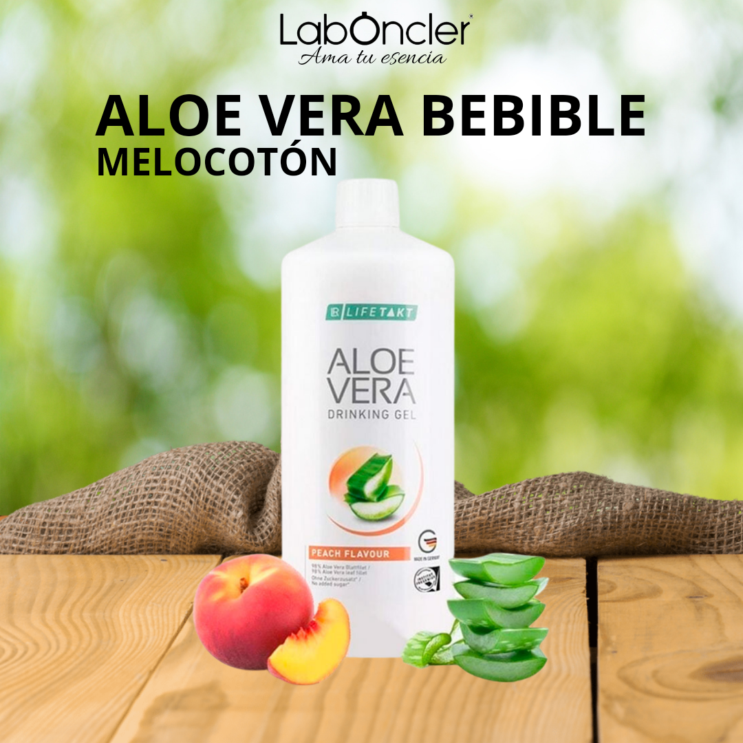ALOE VERA Bebible Melocotón