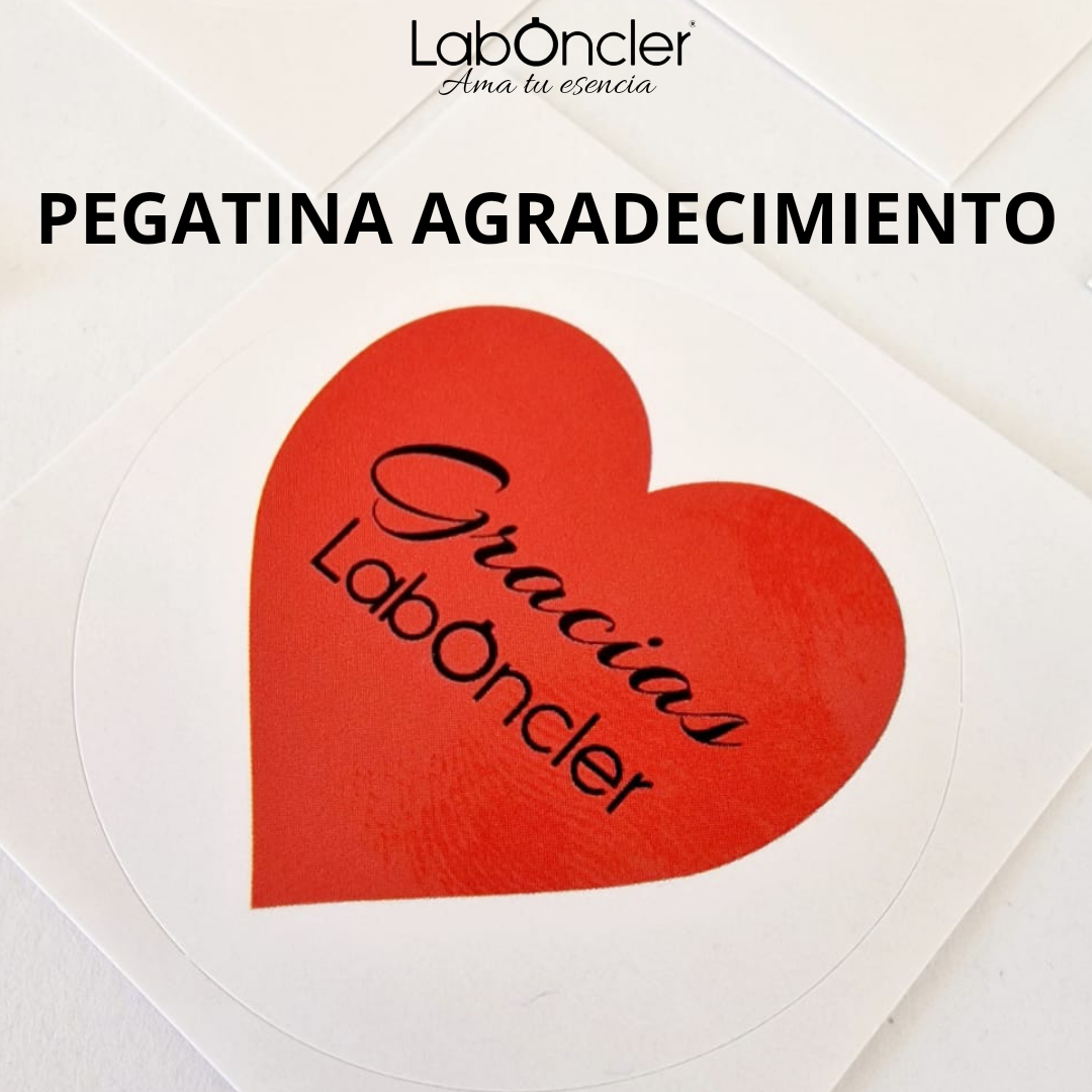 Pegatina Agradecimiento Corazón