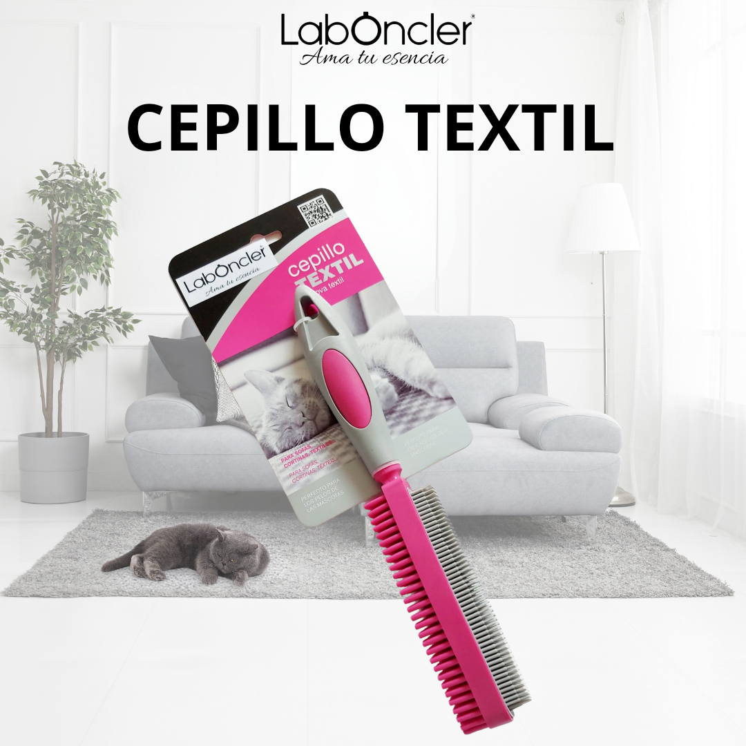 Cepillo Textiles Rosa