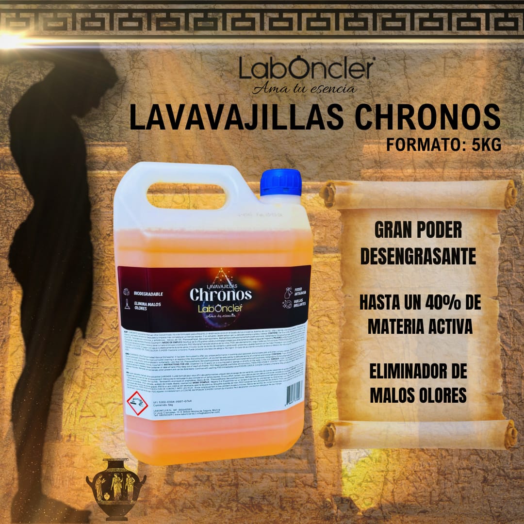 LAVAVAJILLAS CHRONOS CANELA BIDON 5 KG