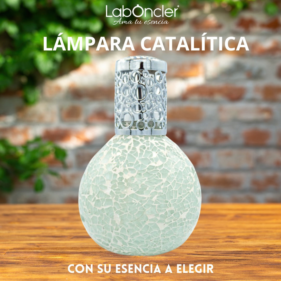 Lámpara Catalítica BLANCA 200ml+Esencia 200ml
