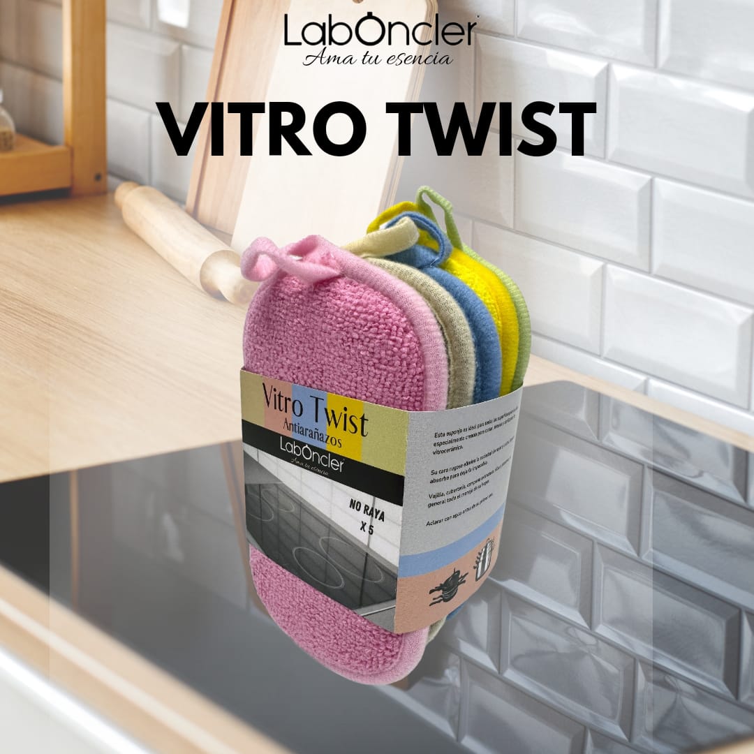 VITRO TWIST - ESPONJA PACK 5