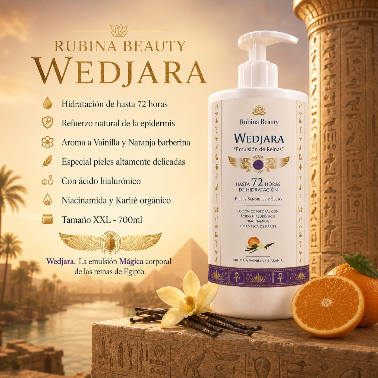 WEDJARA LA EMULSIÓN DE LAS REINAS - RUBINA BEAUTY