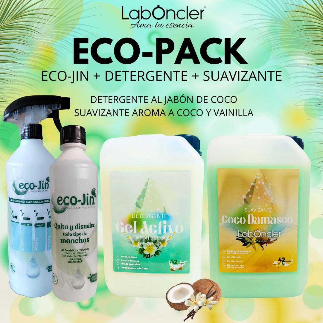¡¡NOVEDAD!! ECO-PACK eco-Jin + DETERGENTE + SUAVIZANTE