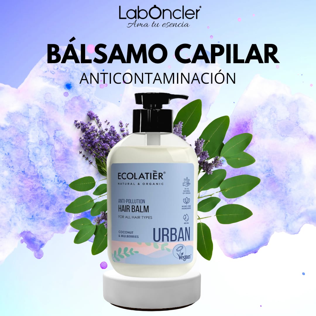 ECOLATIER Bálsamo anticontaminación para todo tipo de cabello