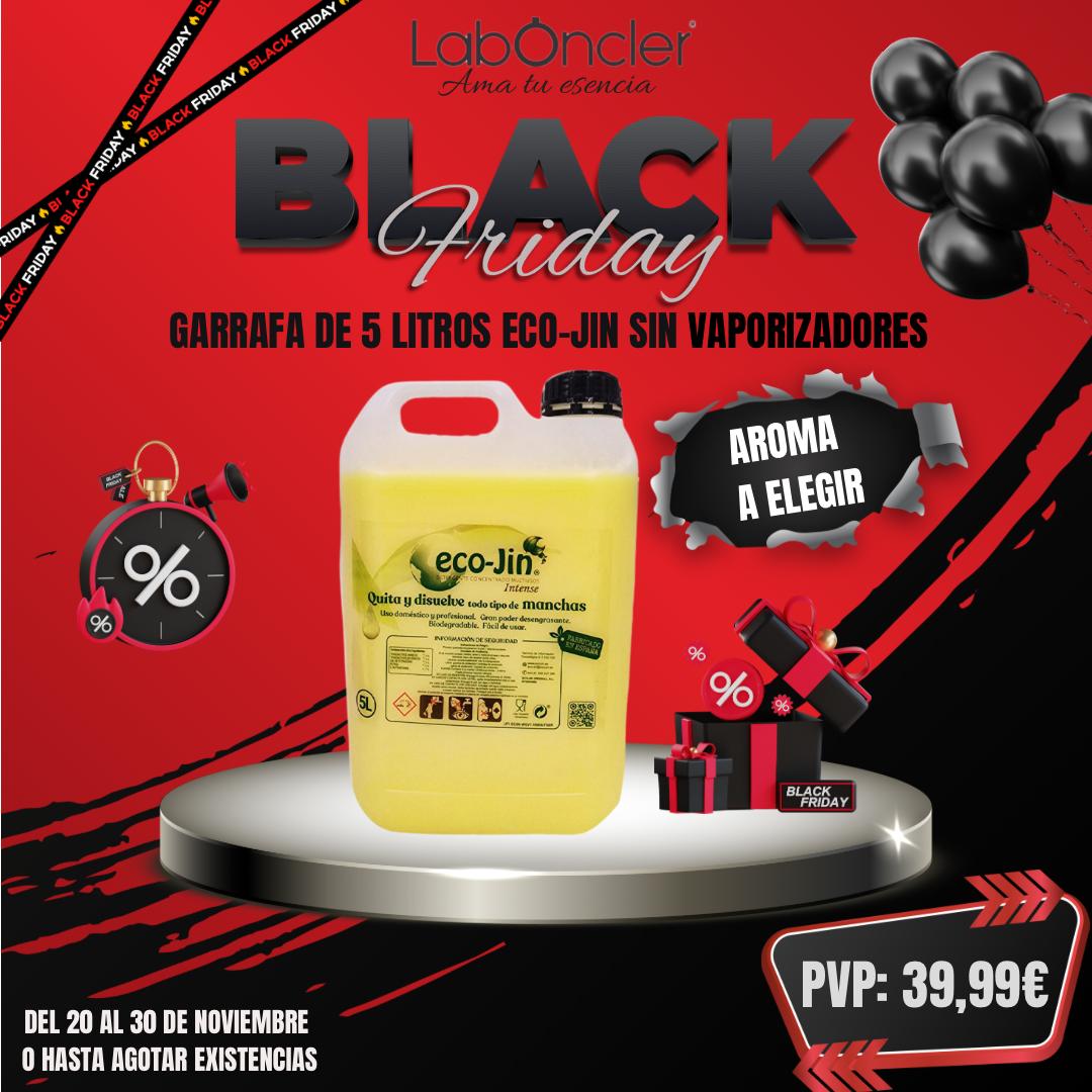 OFERTA BLACK FRIDAY: Eco-Jin BIDÓN 5 Litros Aroma a elegir SIN DIFUSOR