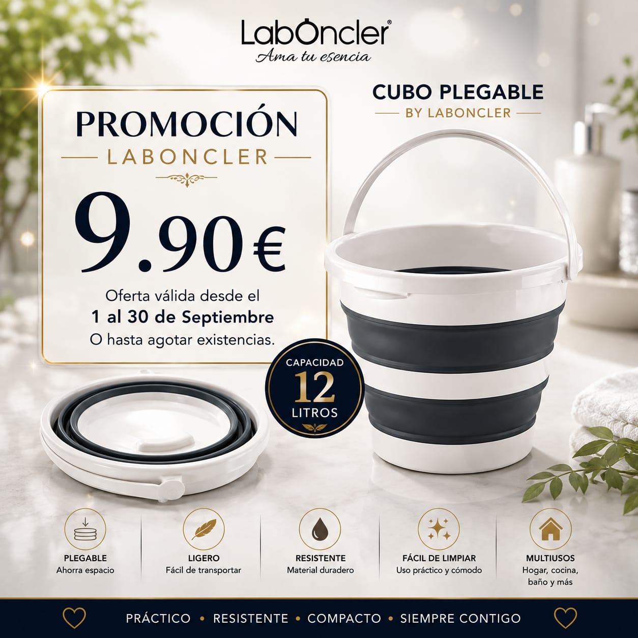CUBO PLEGABLE 12L