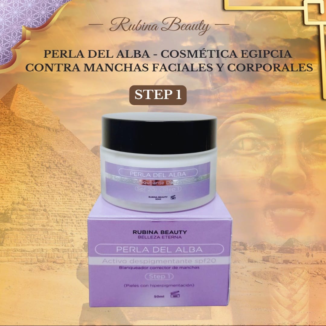 DESPIGMENTANTE PERLA DEL ALBA 50ML STEP 1 RUBINA BEAUTY