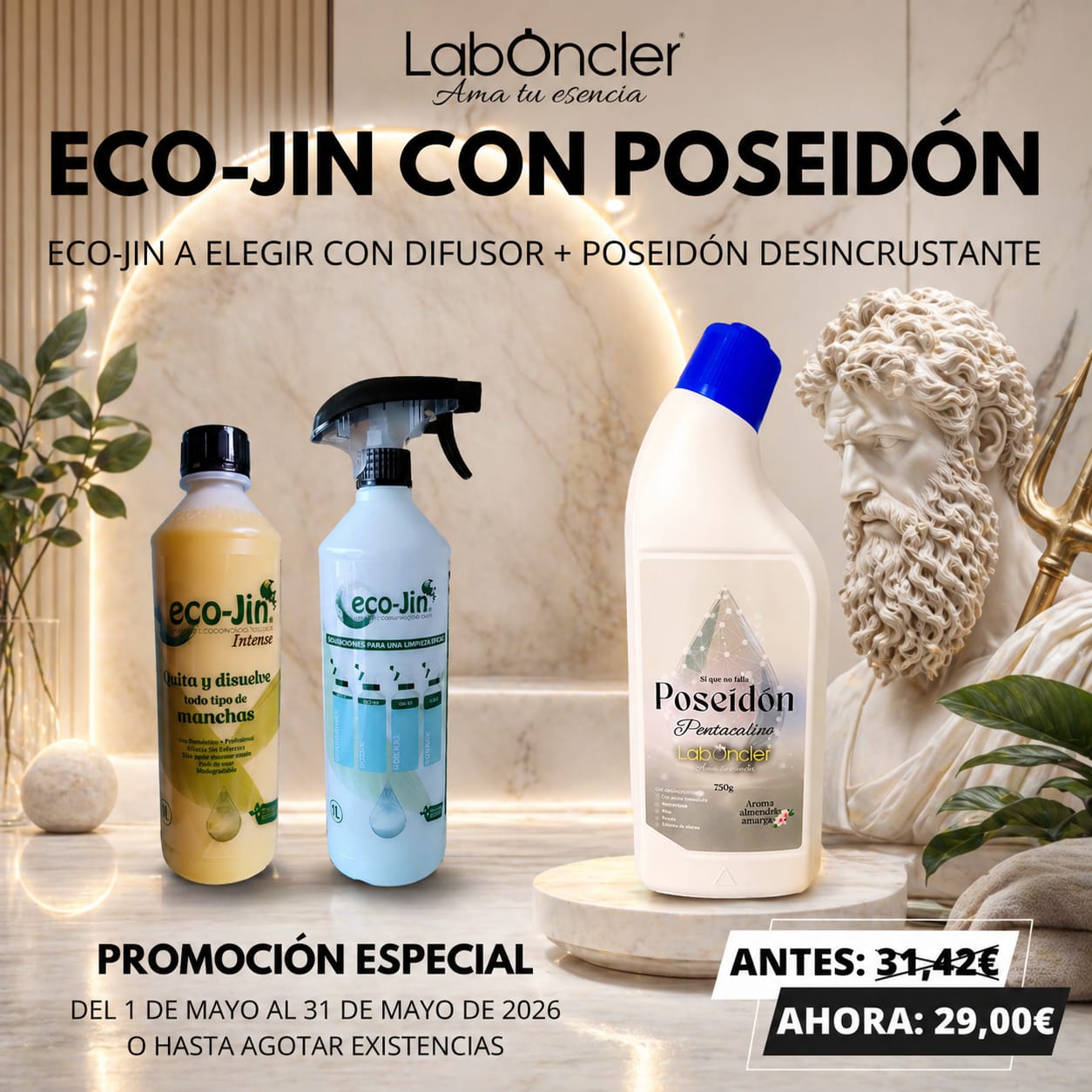 eco-Jin a elegir + Difusor + Poseidón
