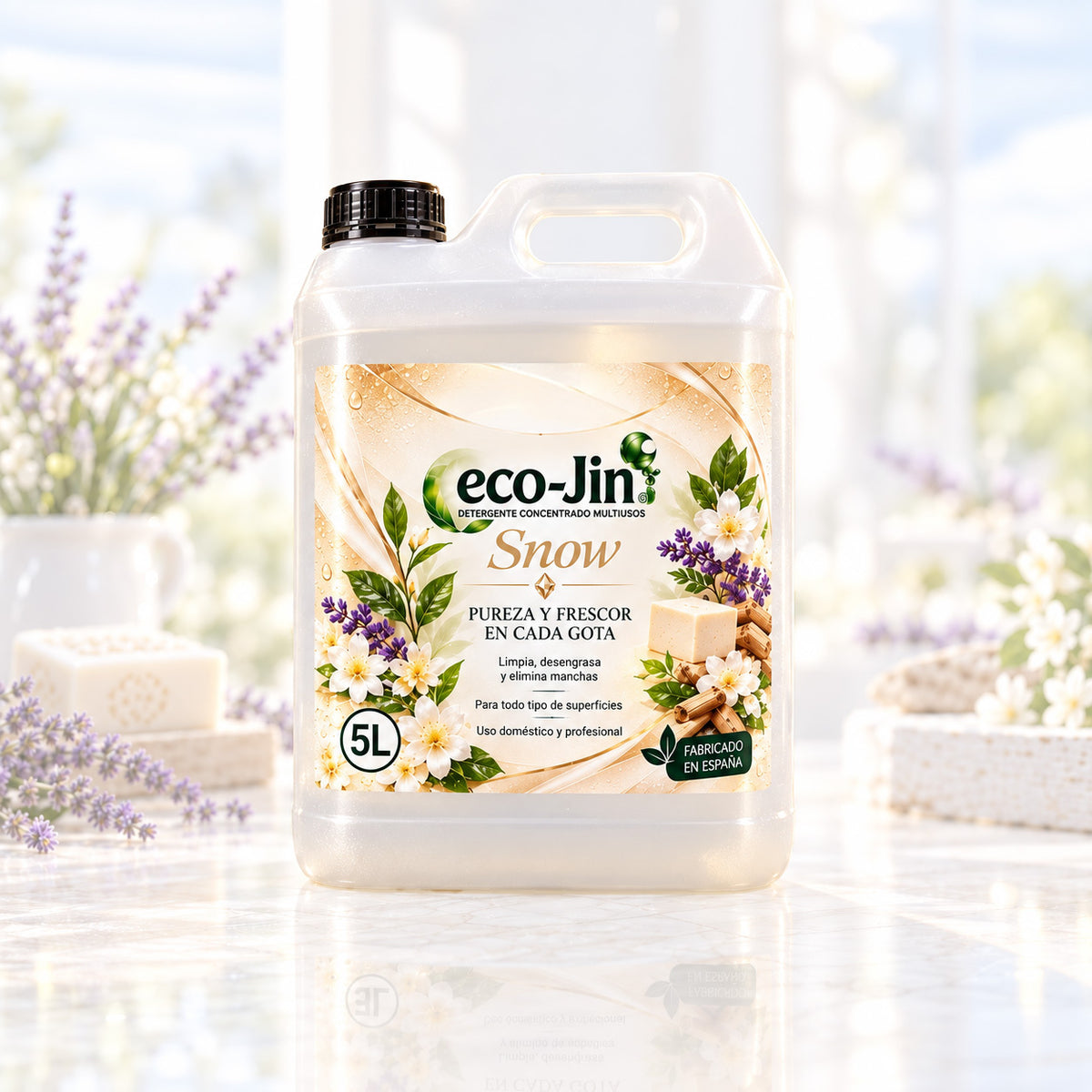 ECO-JIN SNOW GARRAFA 5L + BAYETA NEGRA DE REGALO