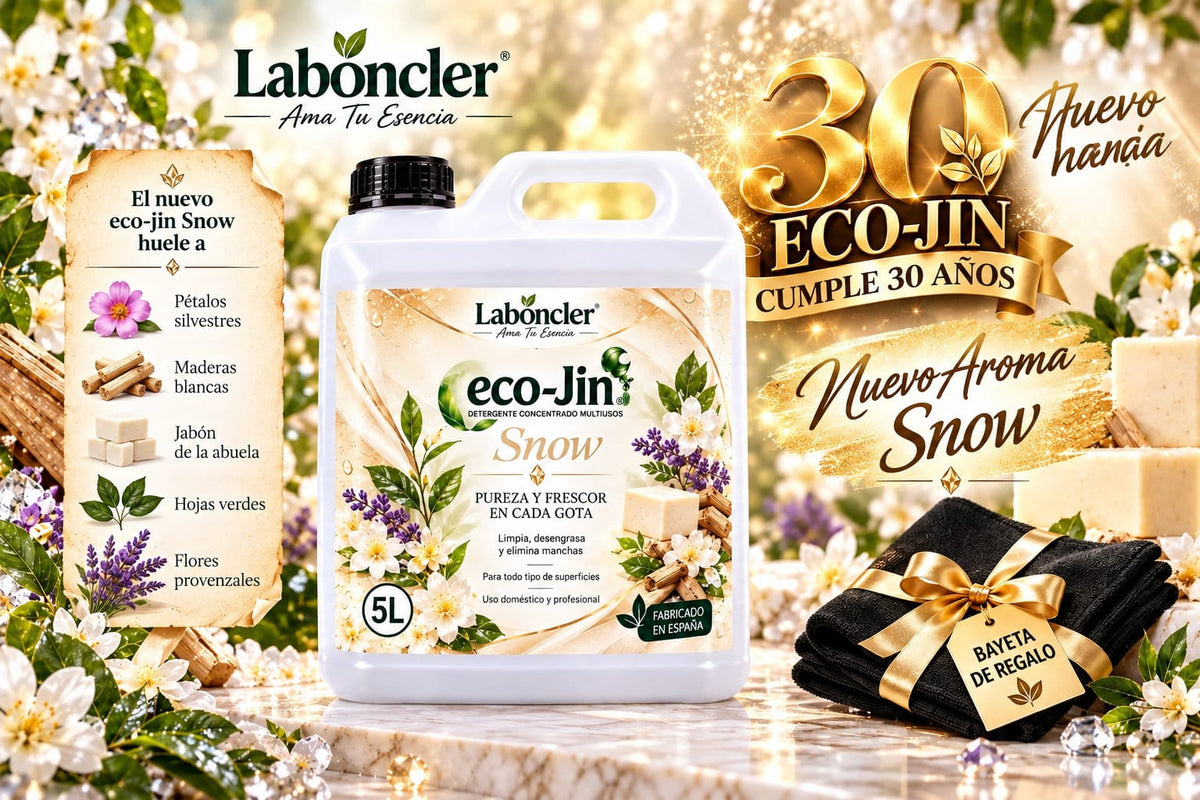 ECO-JIN SNOW GARRAFA 5L + BAYETA NEGRA DE REGALO