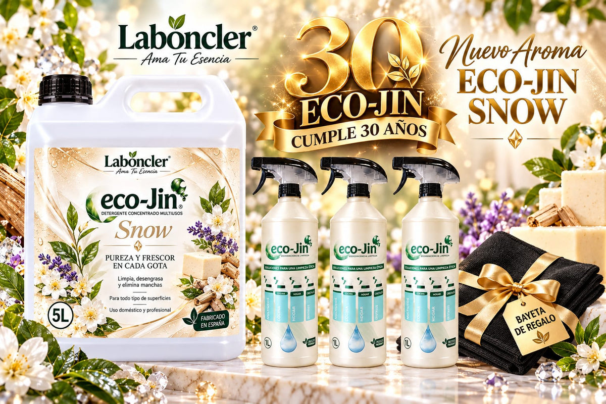 ECO-JIN SNOW GARRAFA 5L + 3 VAPORIZADORES + BAYETA NEGRA DE REGALO