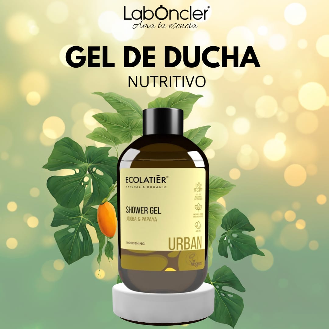 ECOLATIER Gel de Ducha Nutritivo Jojoba y Papaya