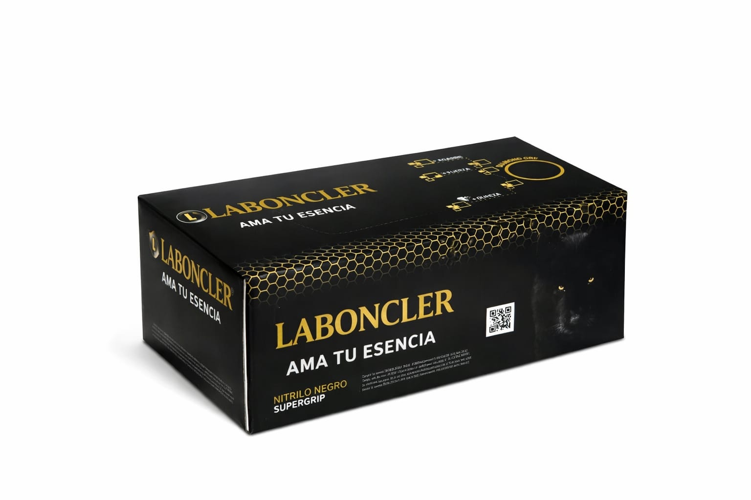 GUANTES DE NITRILO ULTRARESISTENTE NEGROS