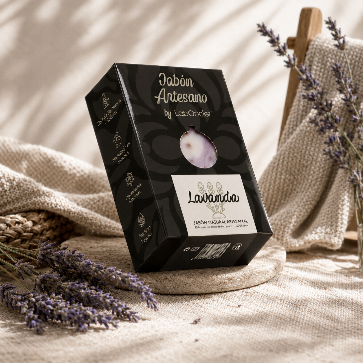 Jabón Artesano de Lavanda