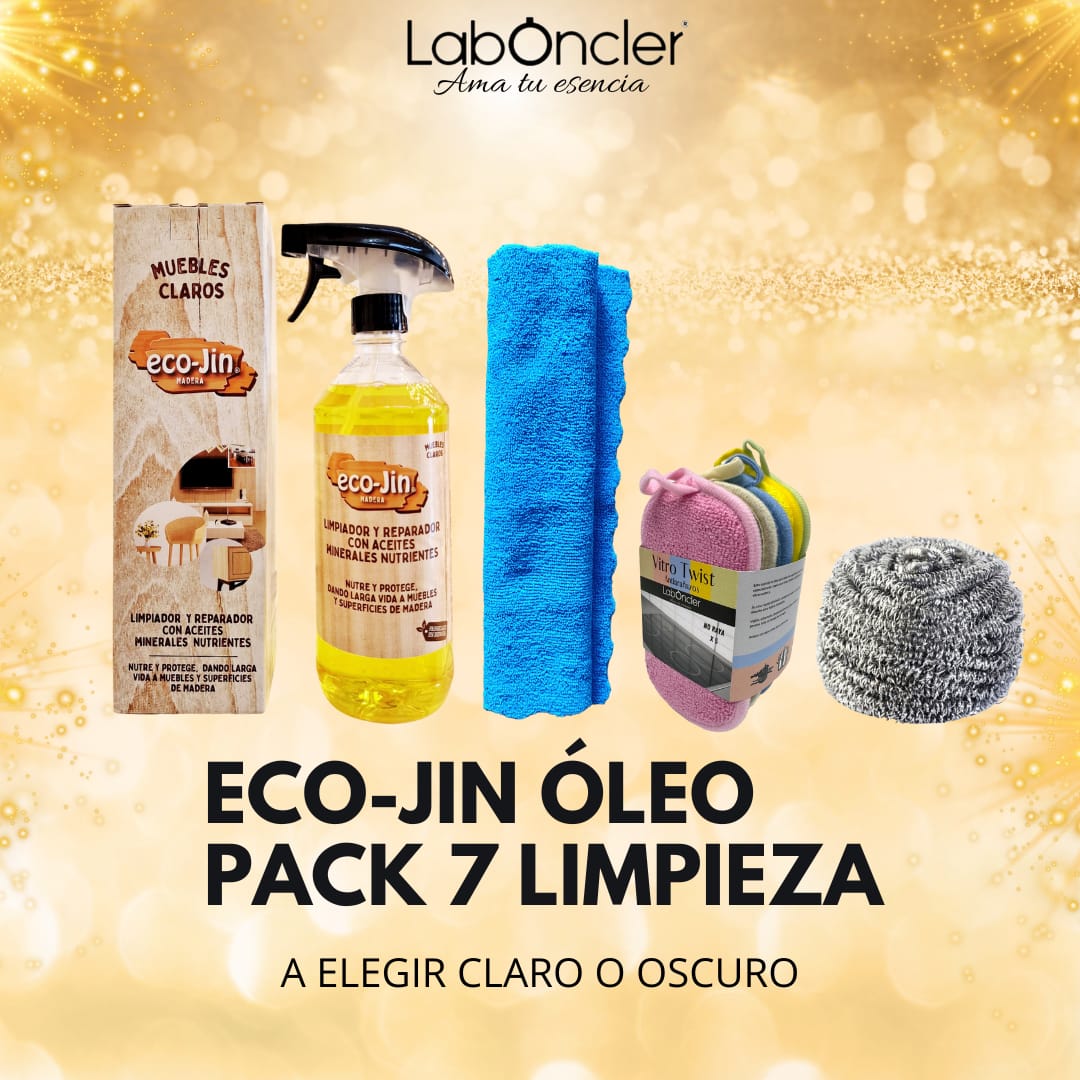 PACK 7 LIMPIEZA. EJ OLEO+BAYETA MICROFIBRA+VITRO TWIST+BIG INOX