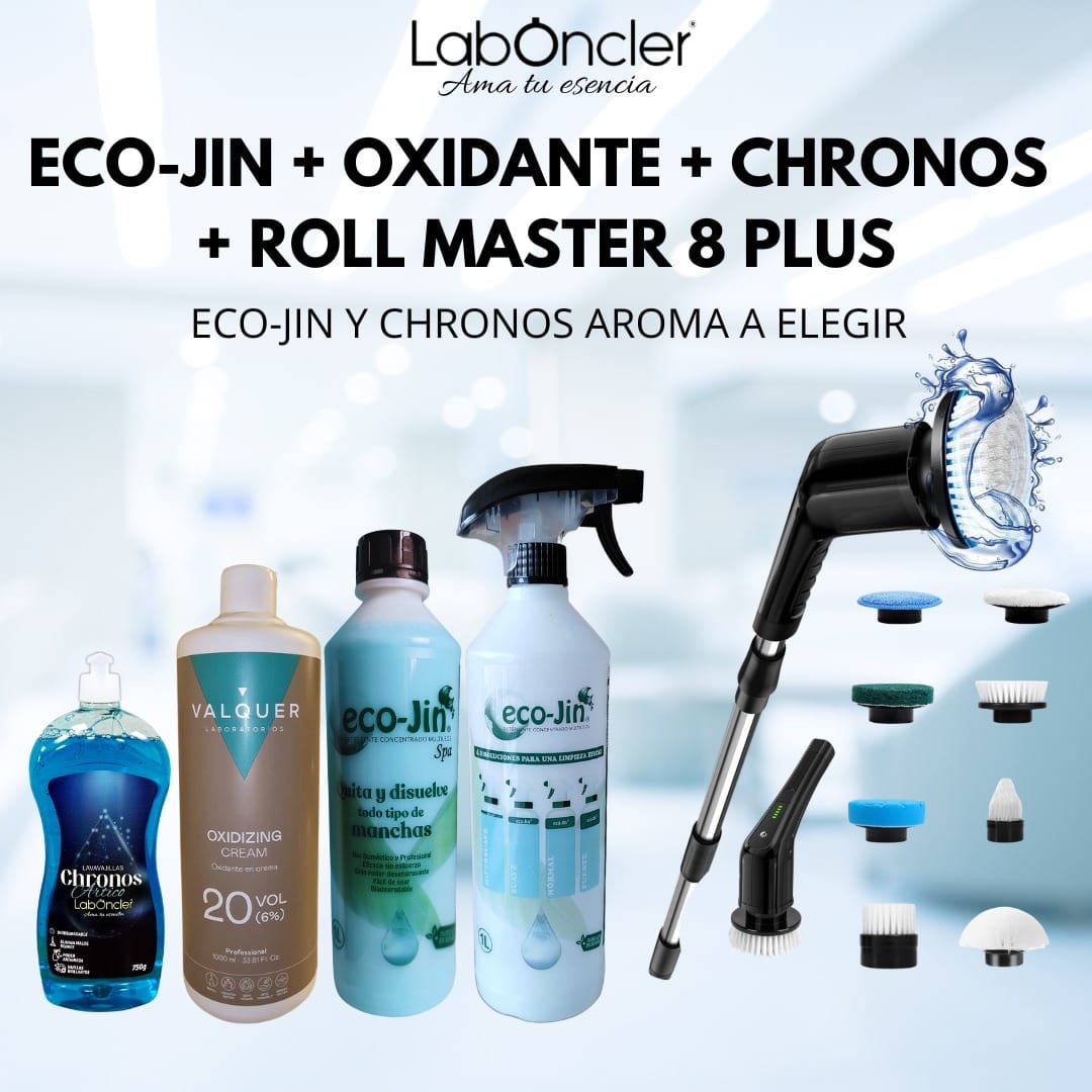 SET CEPILLO ELÉCTRICO+ECO-JIN CON DIFUSOR (A ELEGIR)+LAVAVAJILLAS CHRONOS (A ELEGIR)+CREMA OXIDANTE
