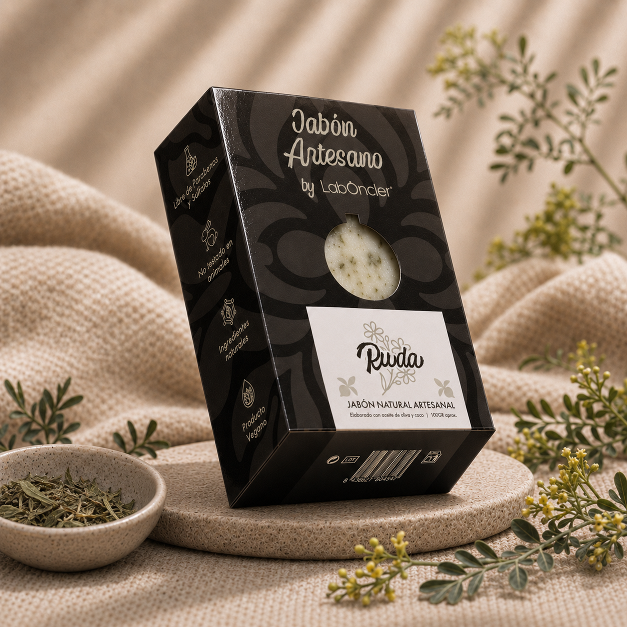 Jabón Artesano de Ruda