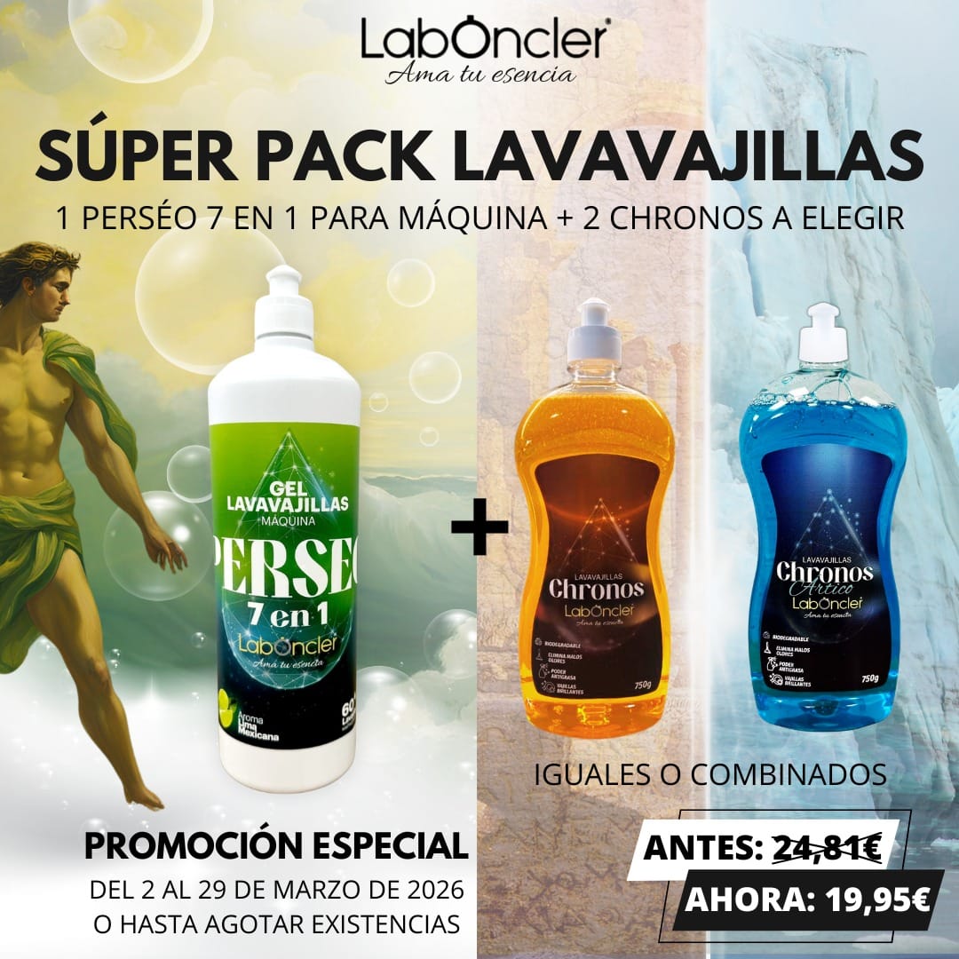 SÚPER PACK LAVAVAJILLAS 1 PERSÉO + 2 CHRONOS A ELEGIR