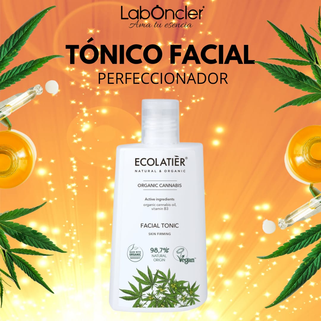 ECOLATIER Tónico Facial Reafirmante Cannabis Ecológico